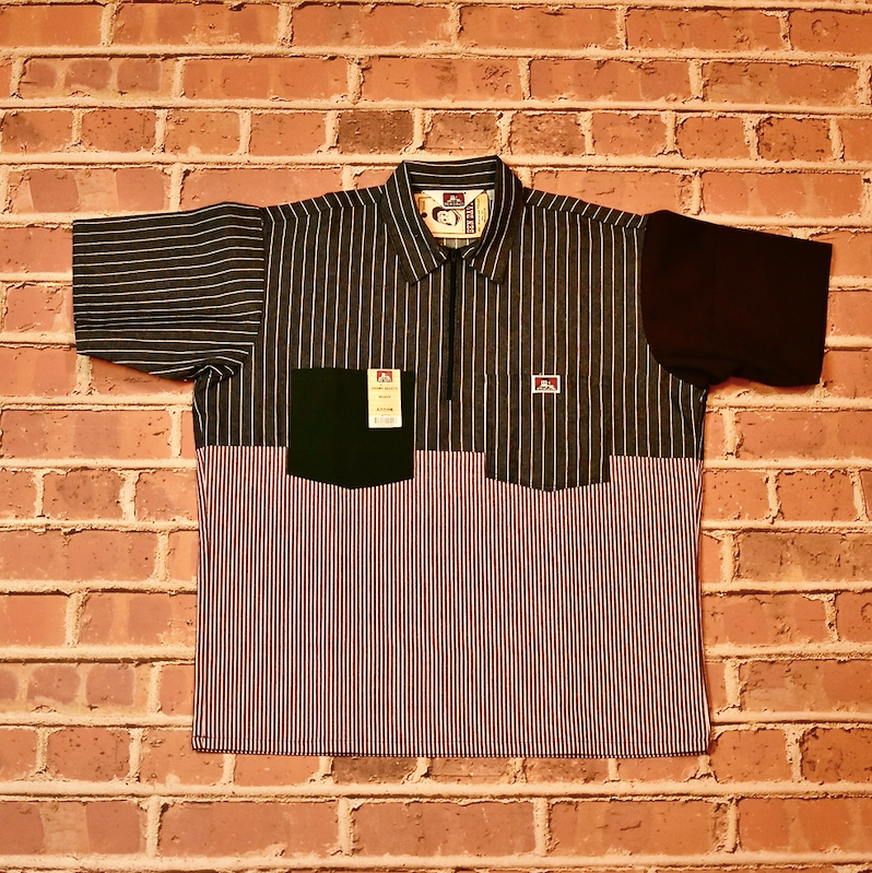 Ben Davis X Tilted Brim X Holy Stitch -- Half Zip Shirt (size L) Ben Davis X Tilted Brim X Holy Stitch -- Half Zip Shirt (size L)