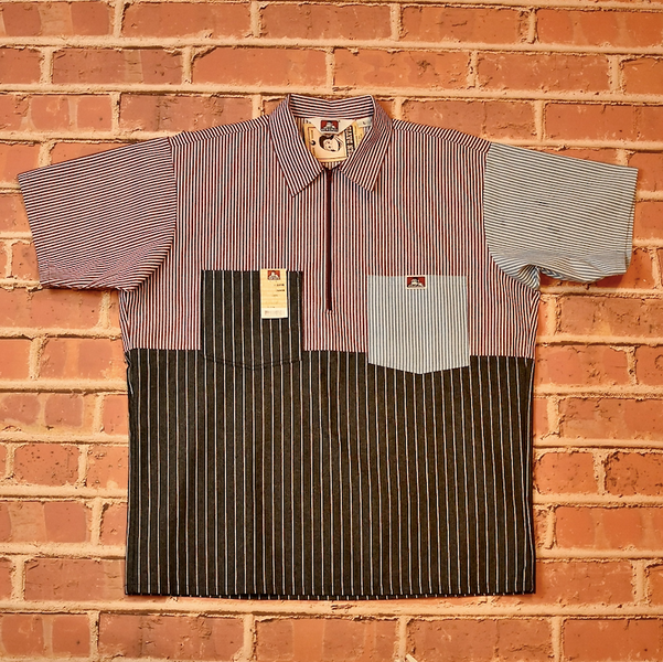 Ben Davis X Tilted Brim X Holy Stitch -- Half Zip Shirt (size L)